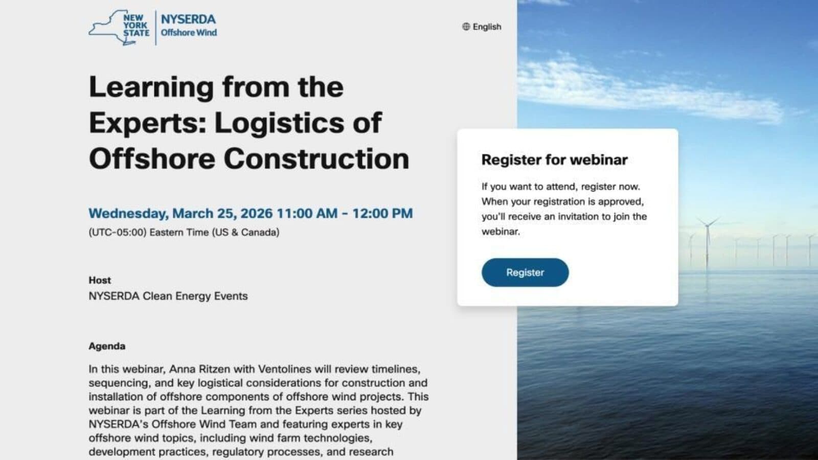 Learning from the Experts: Logistics of Offshore Construction
