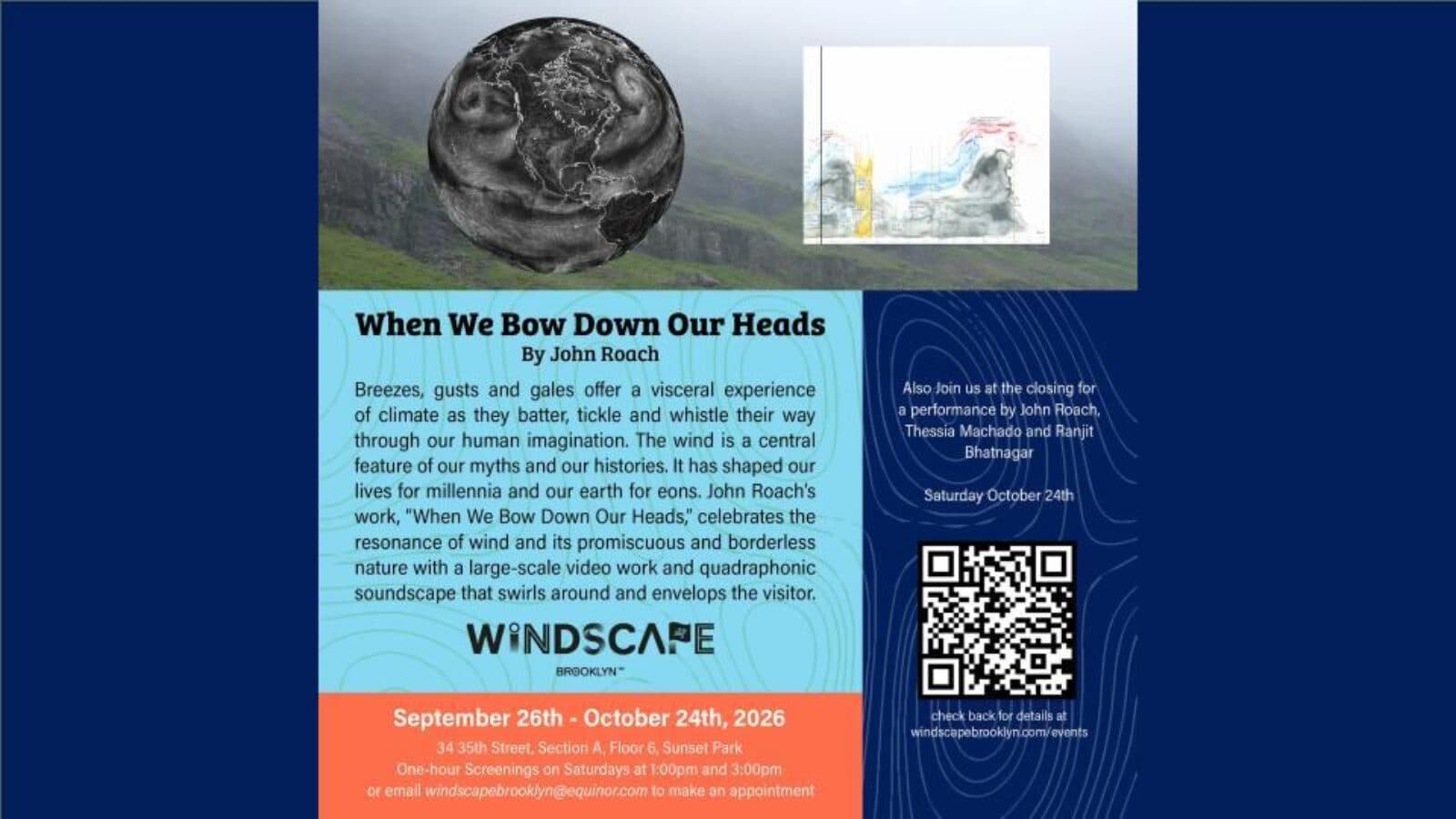 WindScape Art Installation: “When We Bow Down Our Heads”